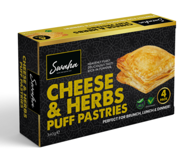 Cheese & Herb Puff Pastries – 4pk