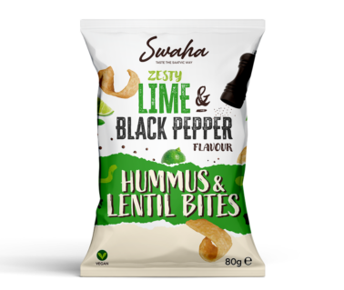 6 x Zesty Lime & Black Pepper Hummus & Lentil Bites 80g