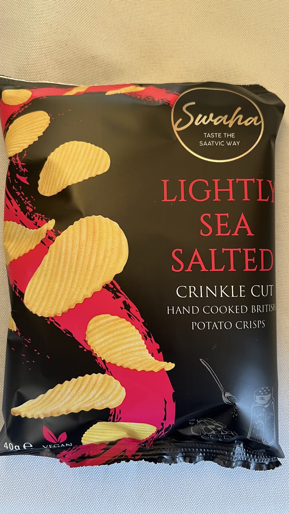 24 x Crinkle Lightly Sea Salted 40g